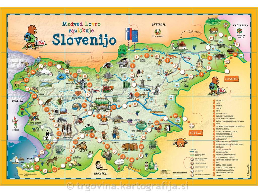 Didaktična sestavljanka Slovenije