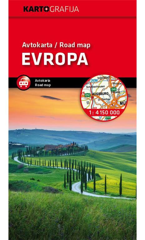 Evropa, avtokarta 2025