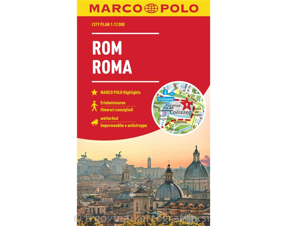 Rim, mestni načrt 1:12.000