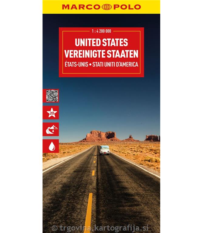ZDA, avtokarta 1:4.2 mio, 2025