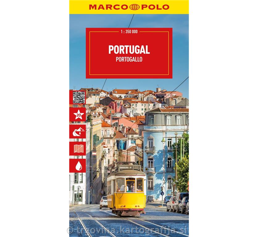 Portugalska, avtokarta 1:350T, 2025