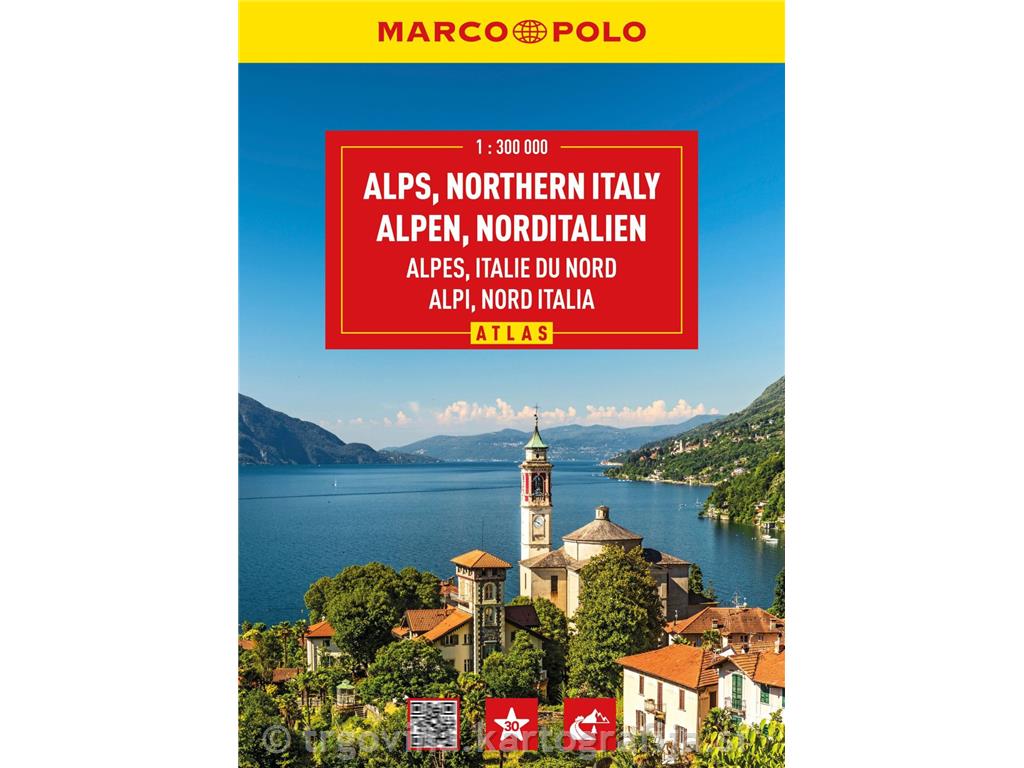 Italija Sever - Alpe, špirala atlas MP, 2025