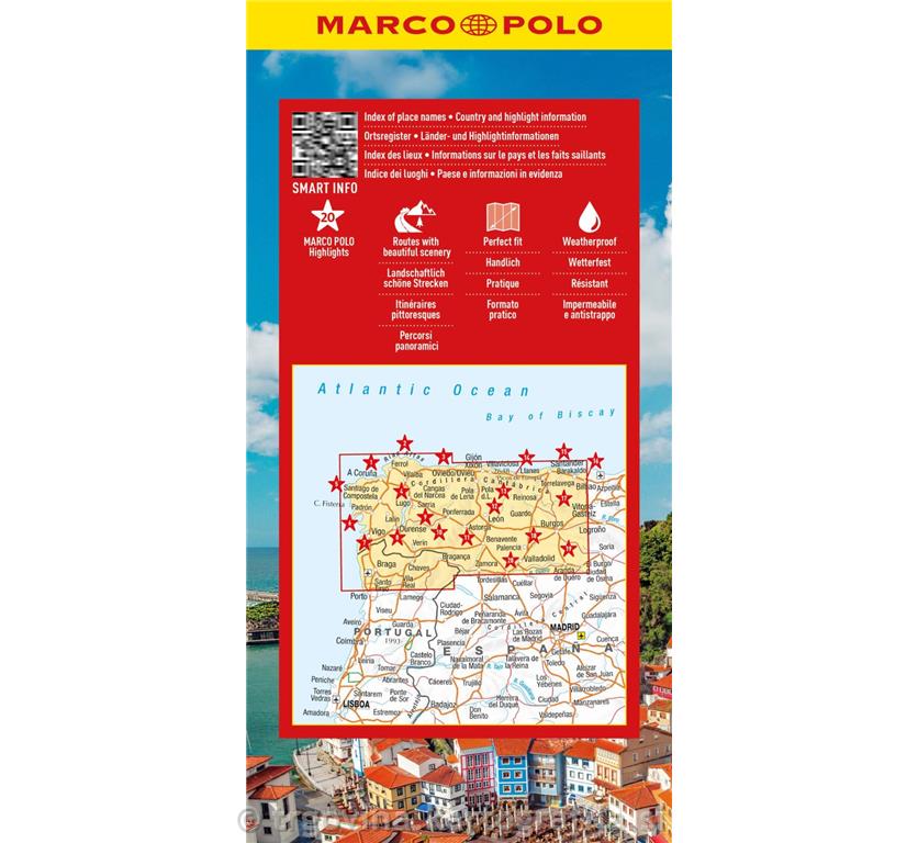 Španska atlantska obala, avtokarta 1:350T, 2025