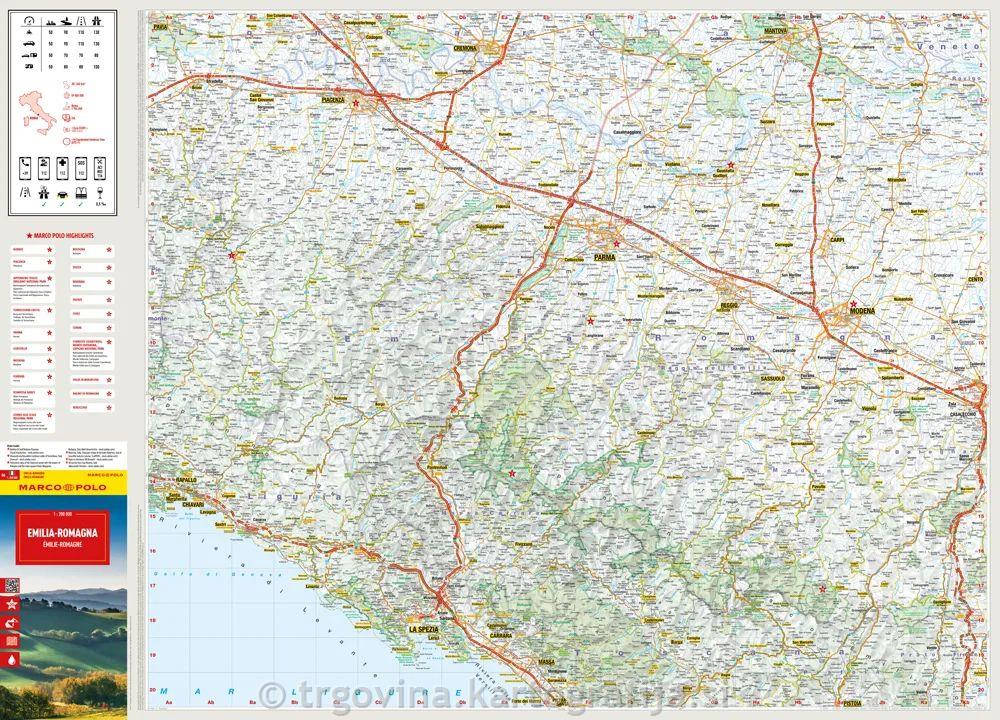 Emilia Romagna, avtokarta 1:200T, 2026