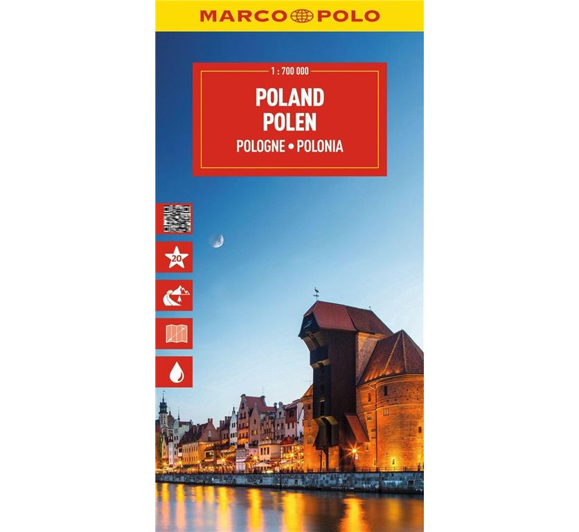 Poljska, avtokarta 1:700T, 2026