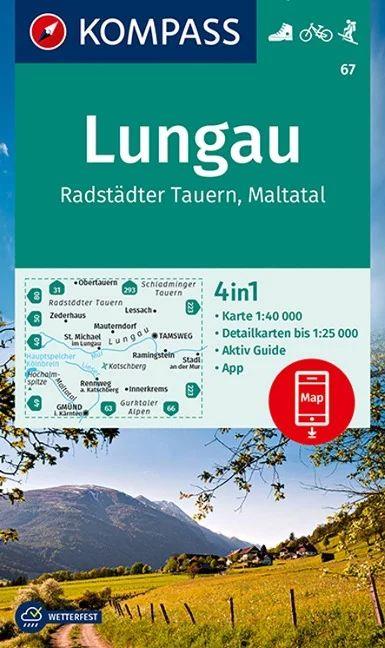 Lungau, Radstadter Tauern, Maltatal 1:40.000, št. 67