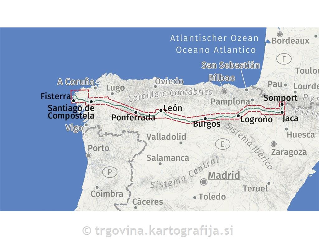 Jakobova pot Španija, Santiago de Compostela, 2025