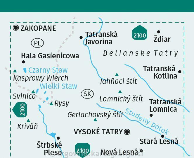 2130 Visoke in Belianske Tatre 1:25T, 2024