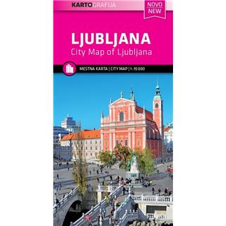 Mestna karta / načrt Ljubljana