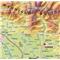 SLOVENIJA, stenski zemljevid - šolska karta, 1:187 500, 160x108 cm