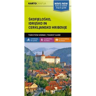 Škofjeloško - Idrijsko - Cerkljansko 1:40000, turistična karta z vodnikom
