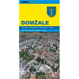Domžale, mestna in občinska karta