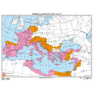 Rimsko cesarstvo leta 14 N. Š. - CP