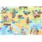 SVET, otroška stenska karta Medved Lovro 100x70 cm, ilustracije MARJAN MANČEK