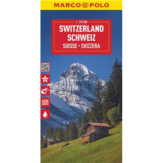 Švica, avtokarta 1:275.000
