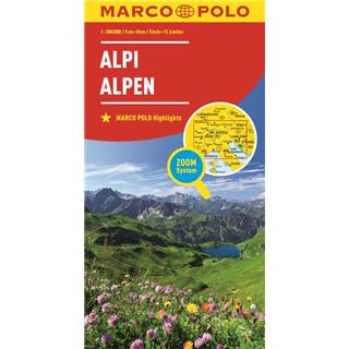 Alpe, avtokarta 1:800.000
