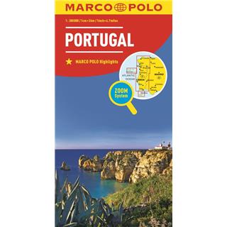 Portugalska, avtokarta 1:300.000