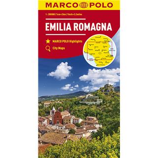 Emilia Romagna 1:200.000, avokarta severna Italija