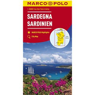 Sardinija 1:200.000, avtokarta