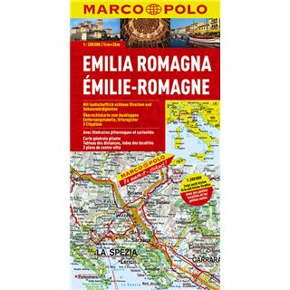 Emilia Romagna 1:200.000, avokarta severna Italija