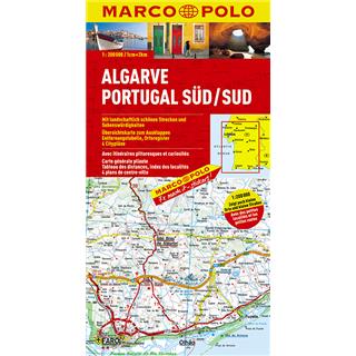 Portugalska jug - Algarve, avtoakarta