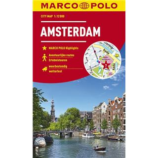Amsterdam, mestni načrt 1:12.000