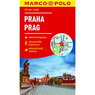 Praga, mestni načrt 1:12.000