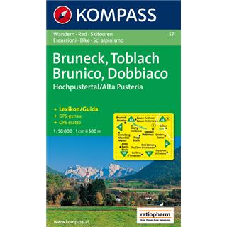 Bruneck, Toblach, Hochpustertal - Brunico, Dobbiaco, Alta Pusteria WK 57