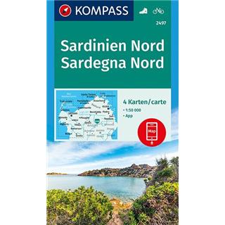 Sardinija - sever, pohodniška karta 1:50.000
