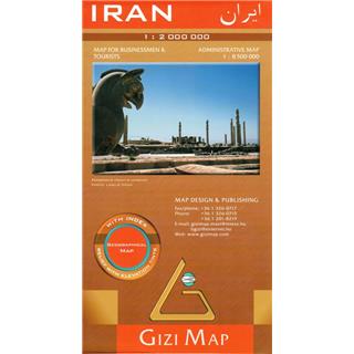 IRAN, avtokarta 1:2 mio